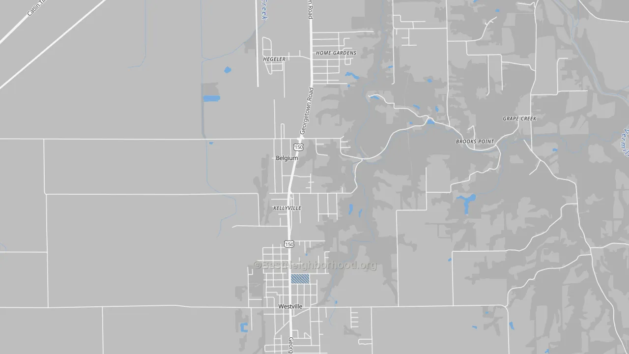 Transit Grade map of Belgium, IL