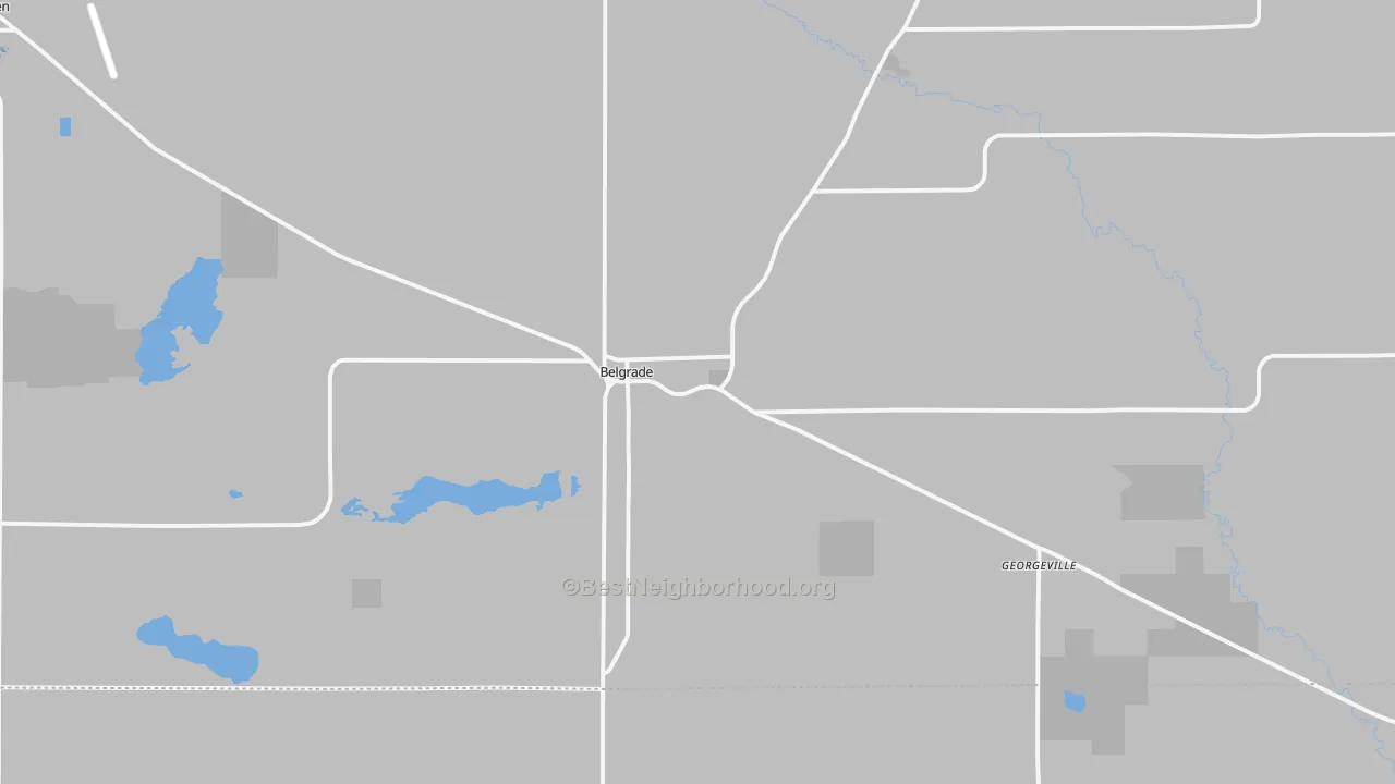 Transit Grade map of Belgrade, MN