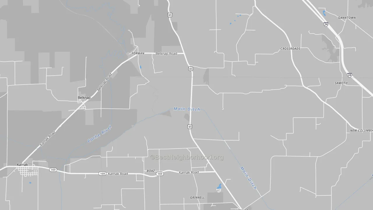 Transit Grade map of Belknap, IL