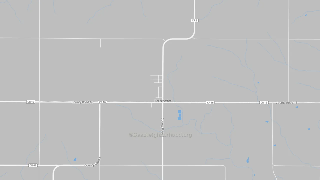 Transit Grade map of Bellechester, MN