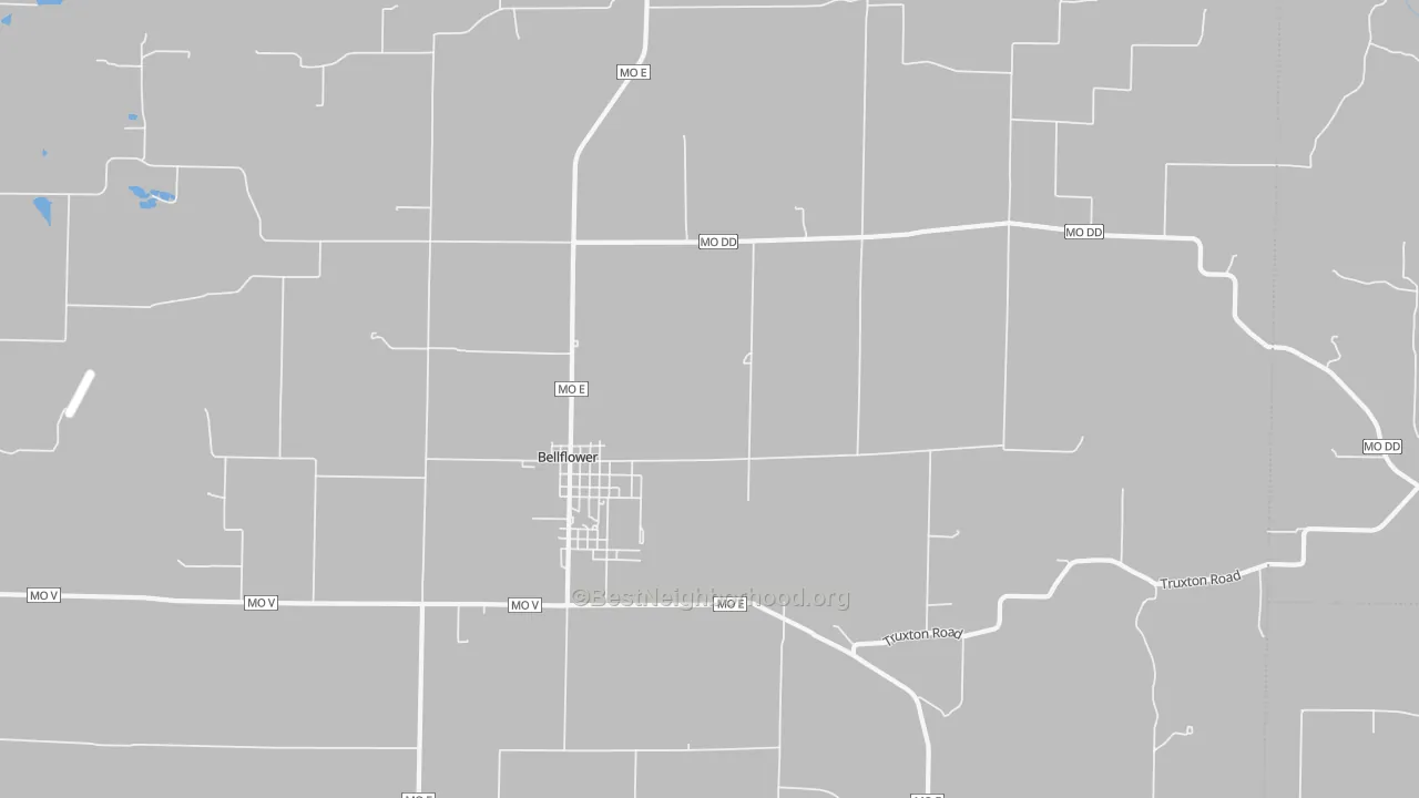 Transit Grade map of Bellflower, MO