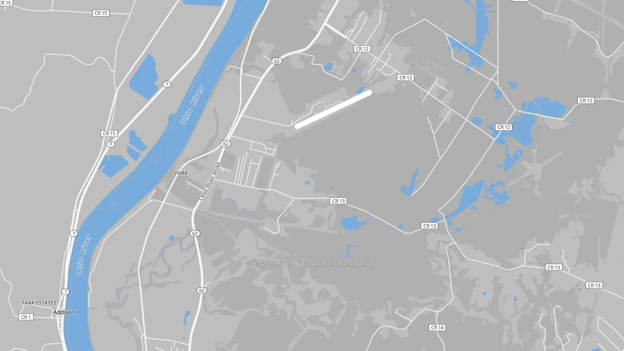 Transit Grade map of Bellmeade, WV