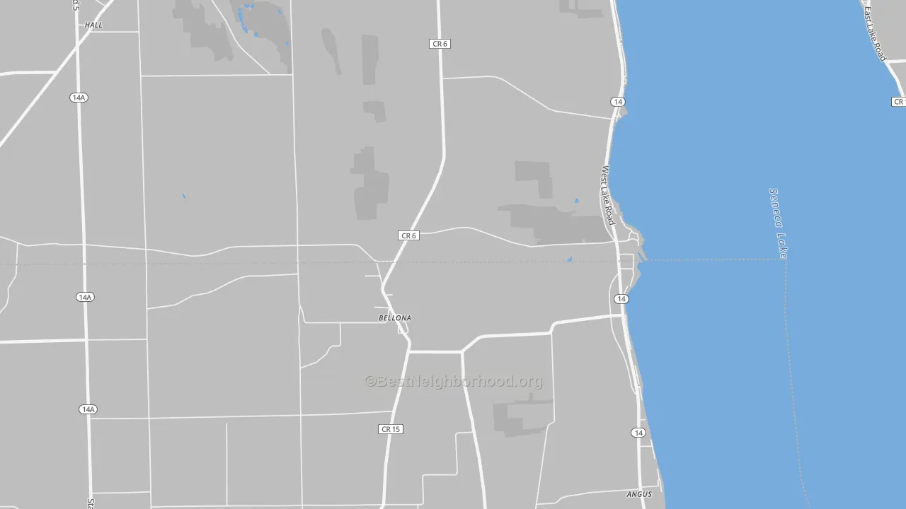 Transit Grade map of Bellona, NY