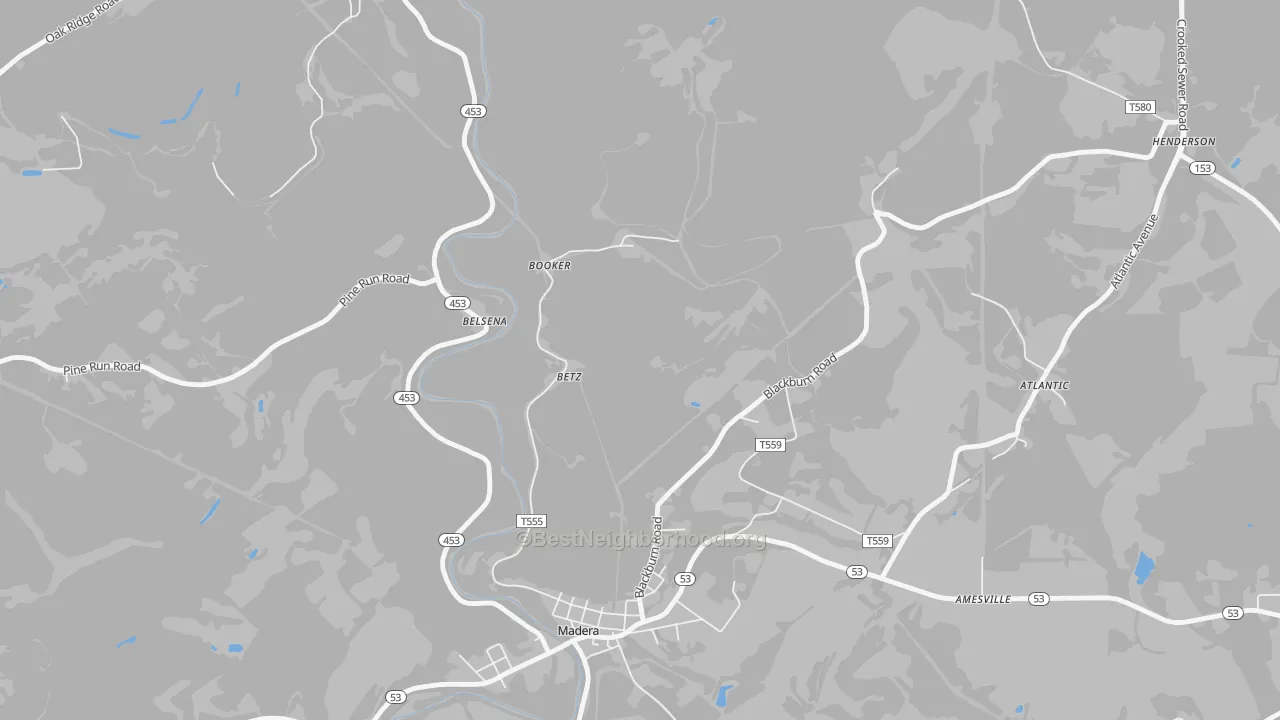 Transit Grade map of Belsena Mills, PA