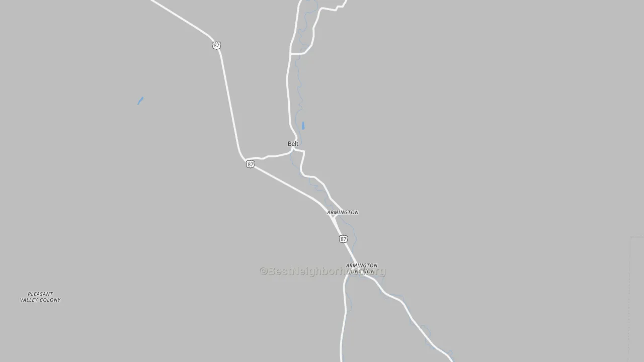 Transit Grade map of Belt, MT