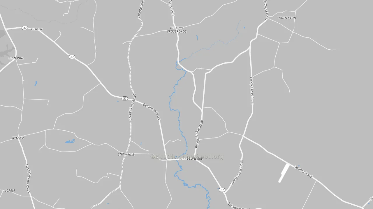 Transit Grade map of Belvidere, NC