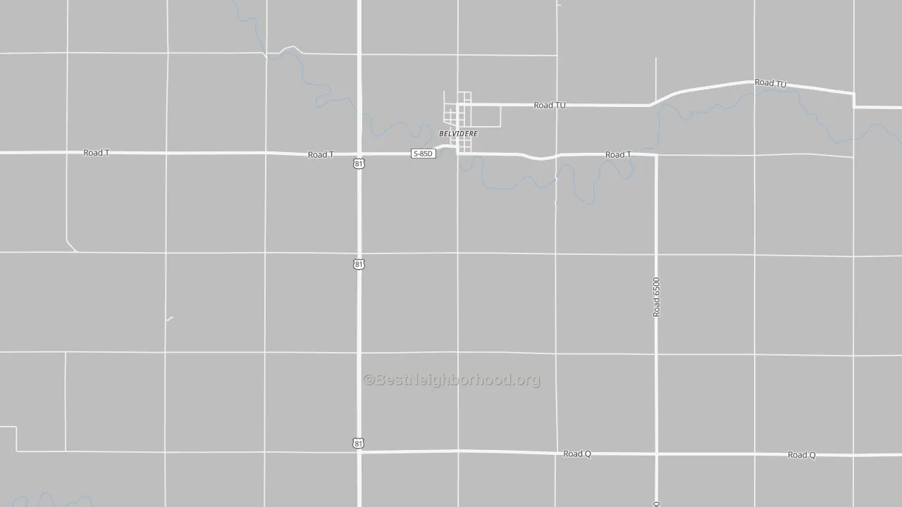 Transit Grade map of Belvidere, NE