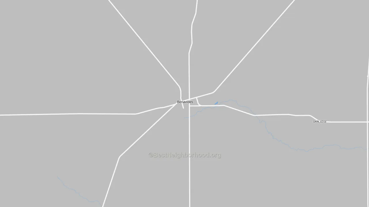 Transit Grade map of Benavides, TX