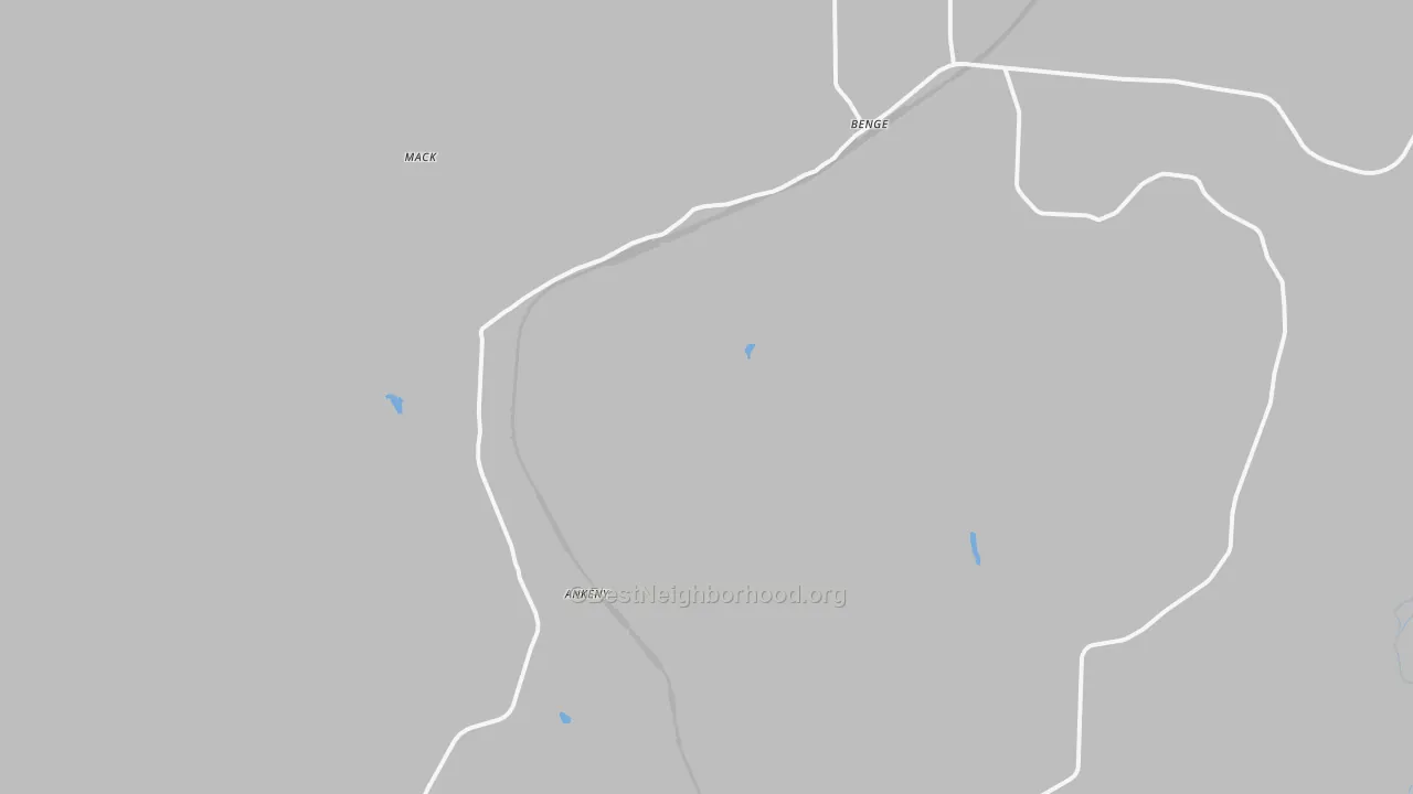 Transit Grade map of Benge, WA