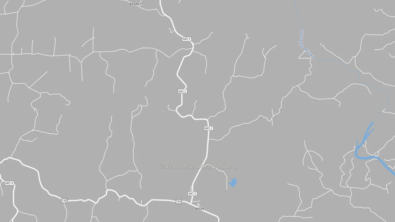 Transit Grade map of Bennett, MO