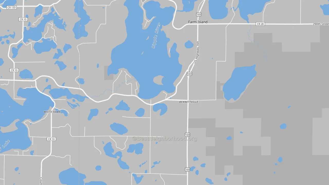 Transit Grade map of Bennettville, MN