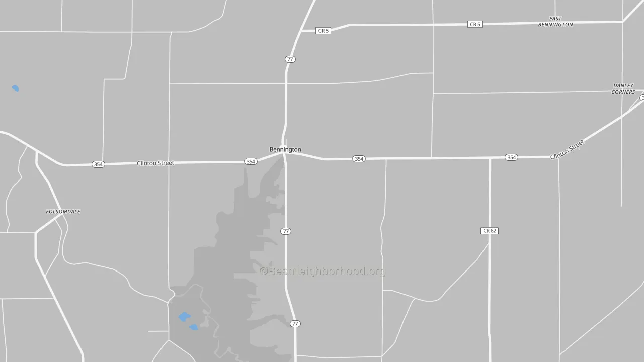 Transit Grade map of Bennington, NY