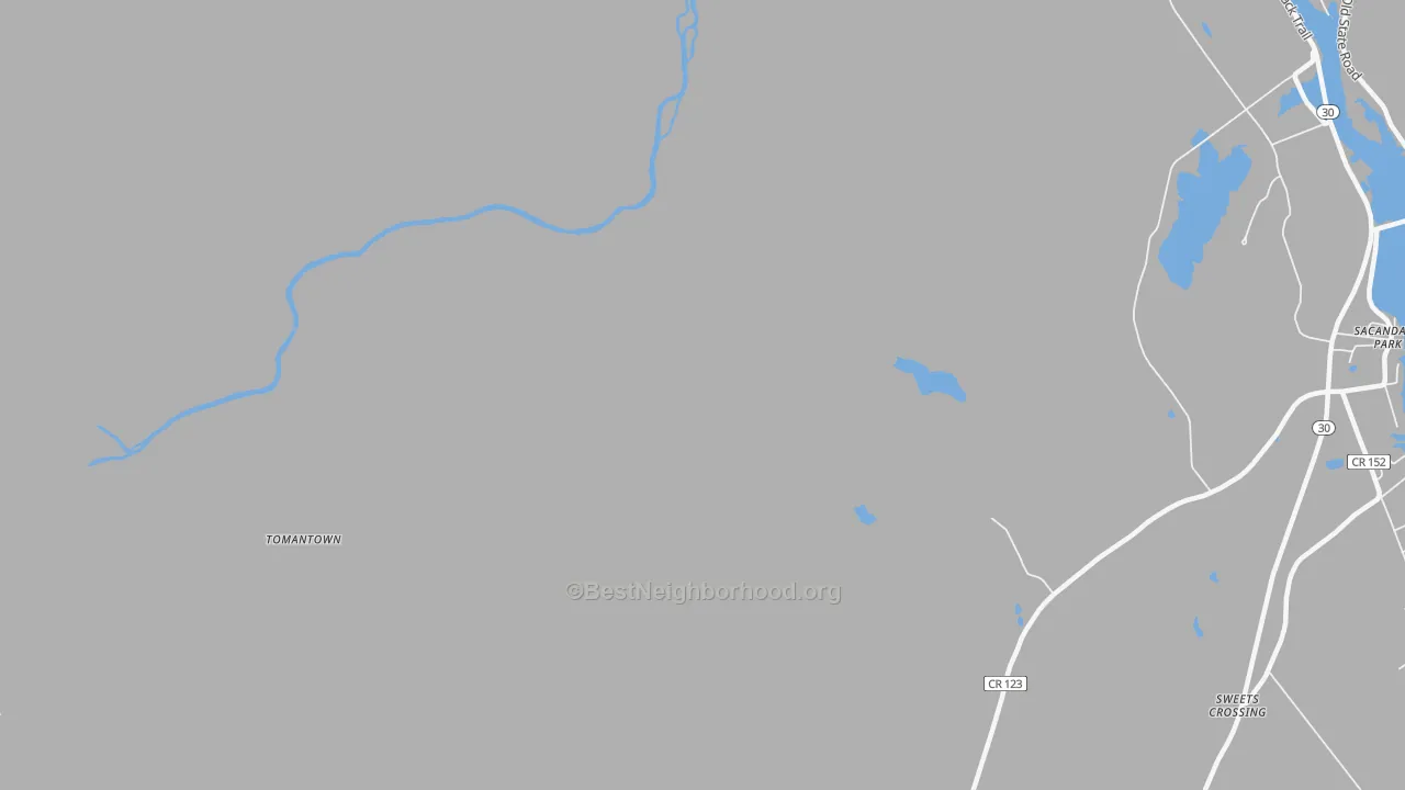 Transit Grade map of Benson, NY