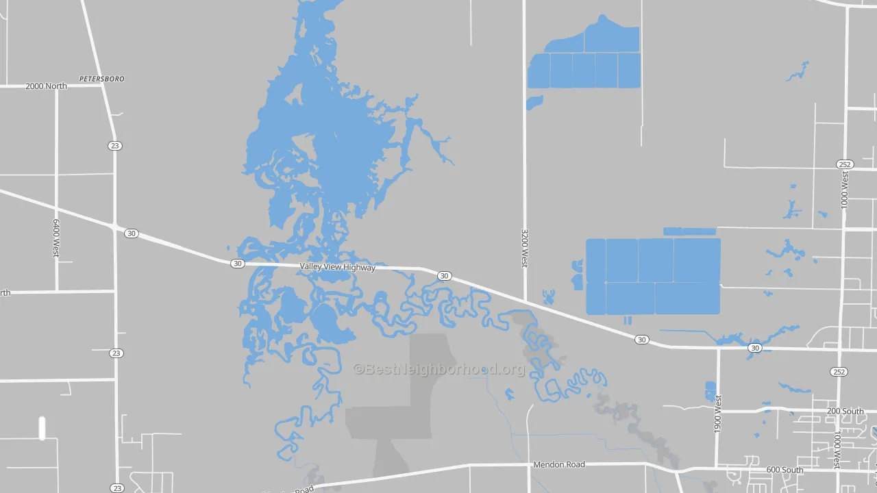 Transit Grade map of Benson, UT