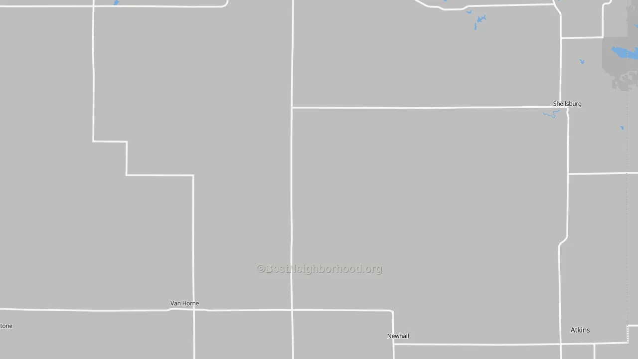 Transit Grade map of Benton County, IA