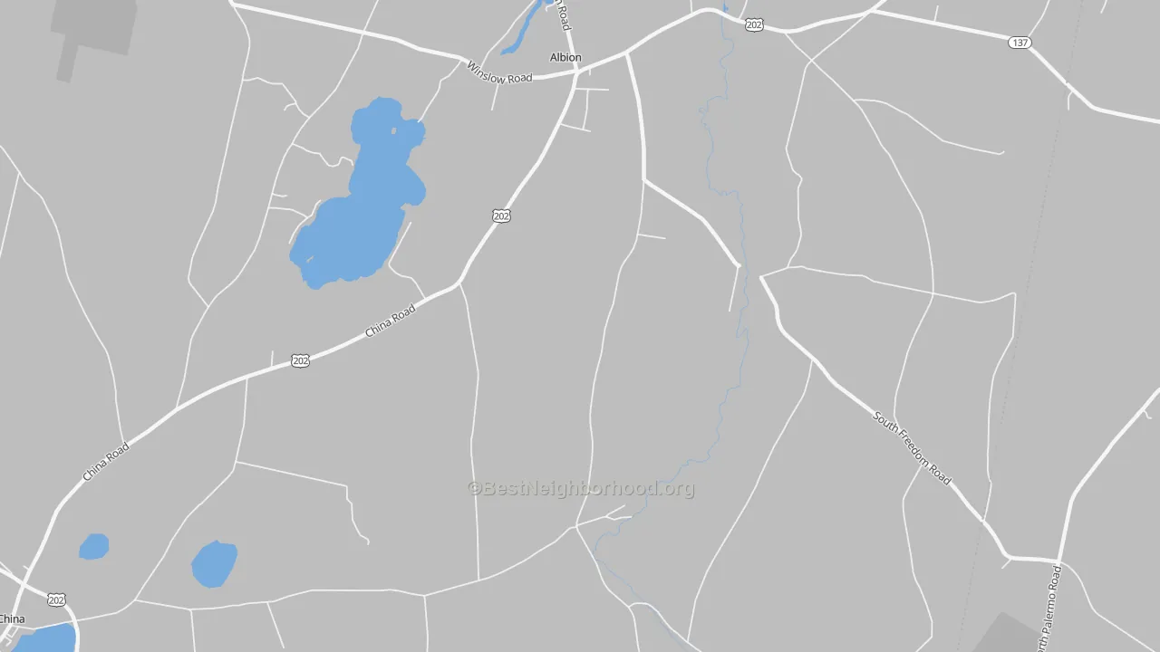 Transit Grade map of Benton, ME