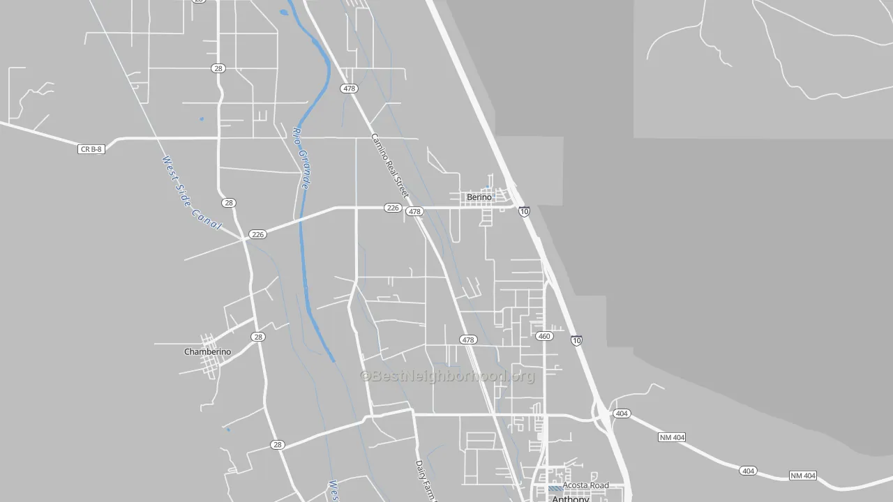 Transit Grade map of Berino, NM