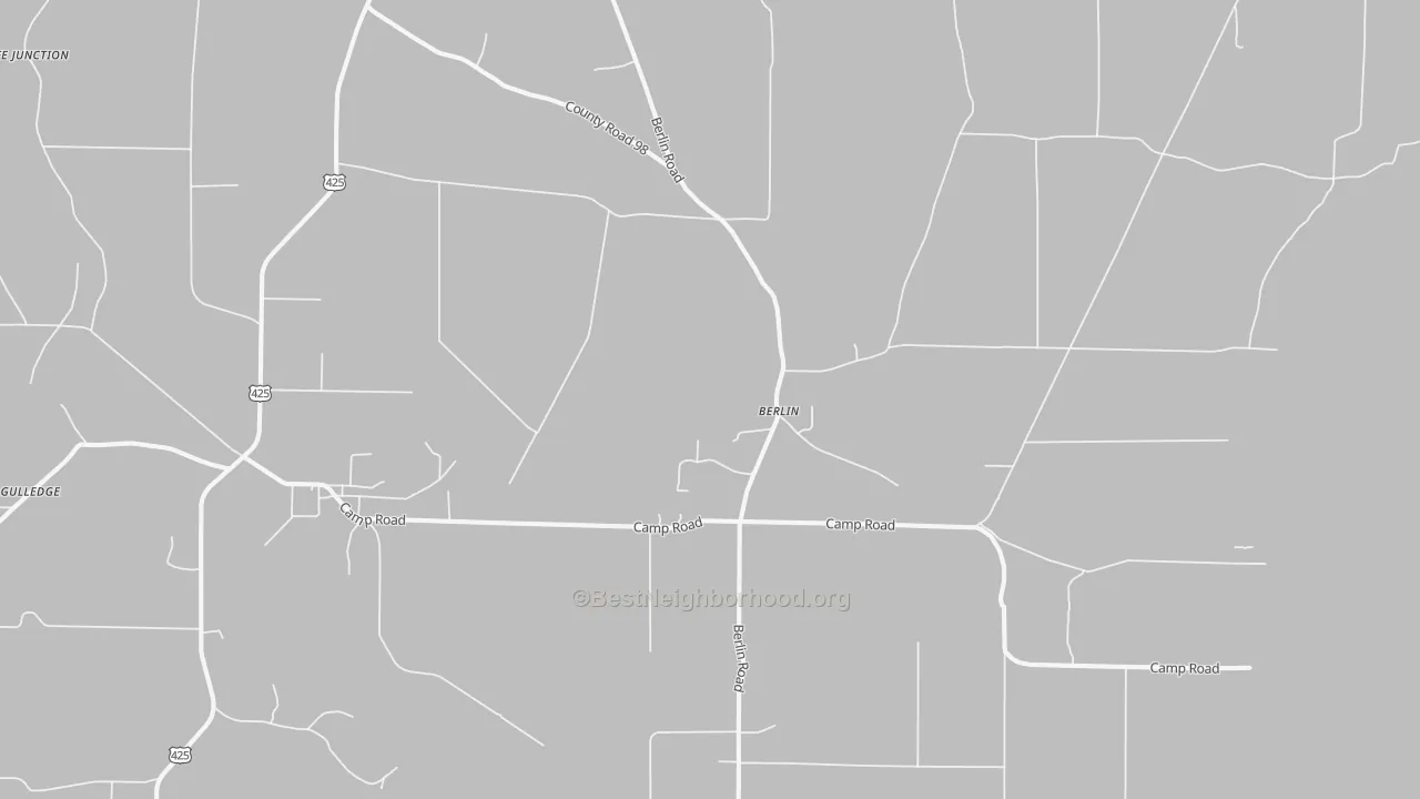 Transit Grade map of Berlin, AR
