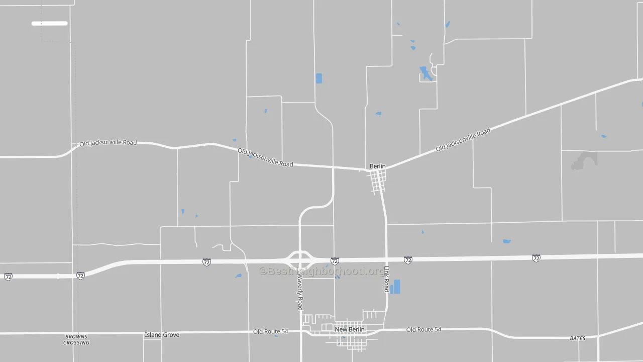 Transit Grade map of Berlin, IL