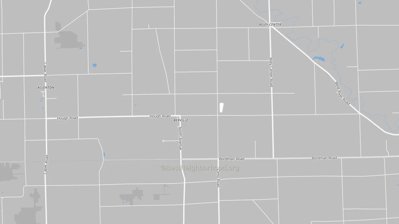 Transit Grade map of Berville, MI