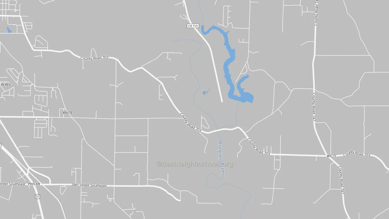 Transit Grade map of Bethel, AL