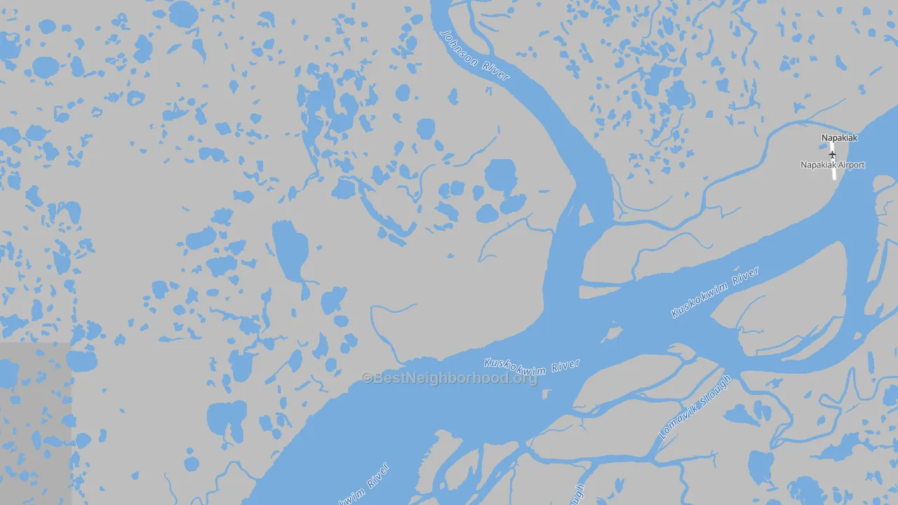 Transit Grade map of Bethel Census Area, AK