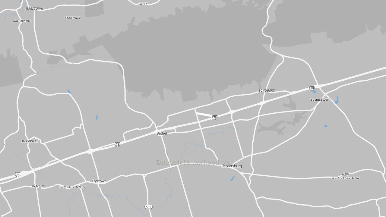 Transit Grade map of Bethel, PA