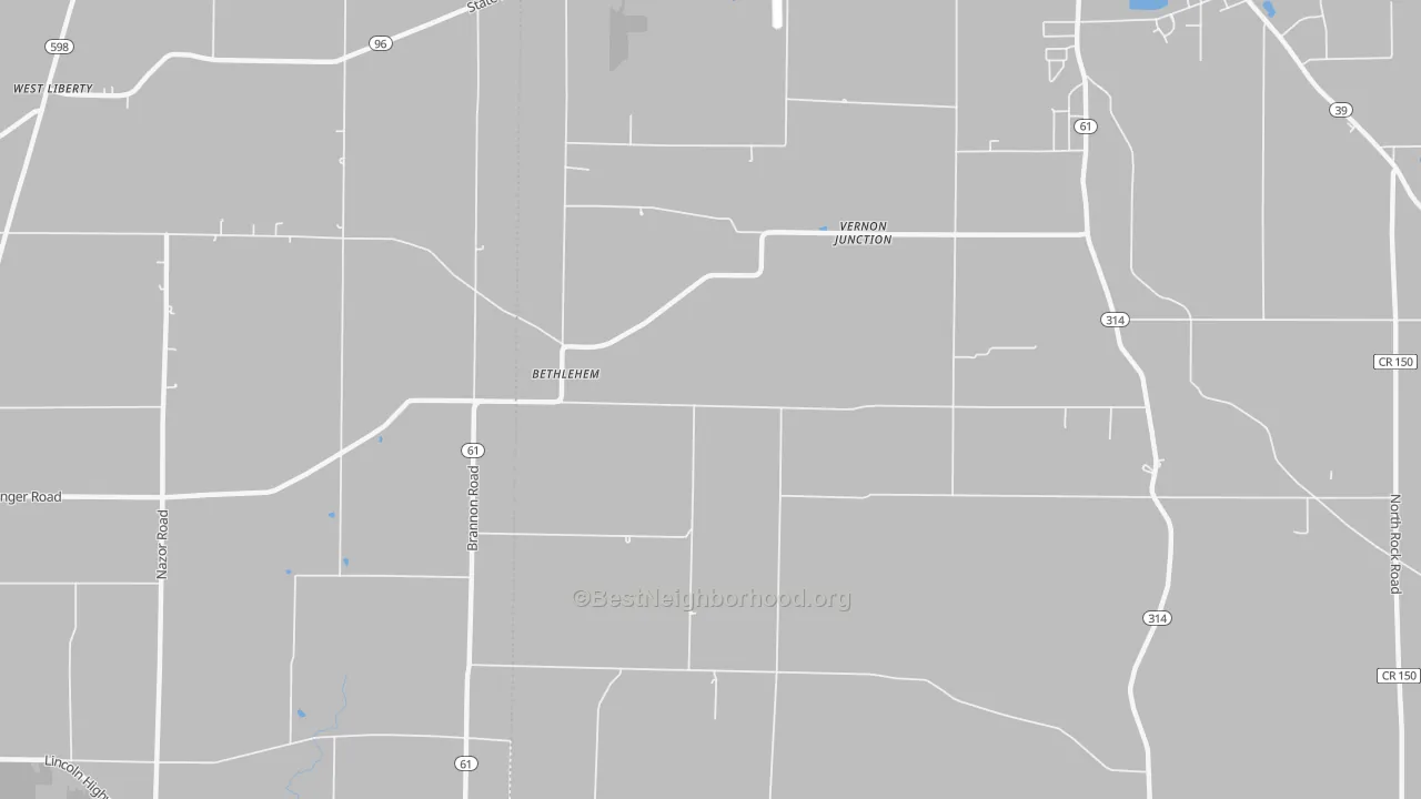 Transit Grade map of Bethlehem, OH
