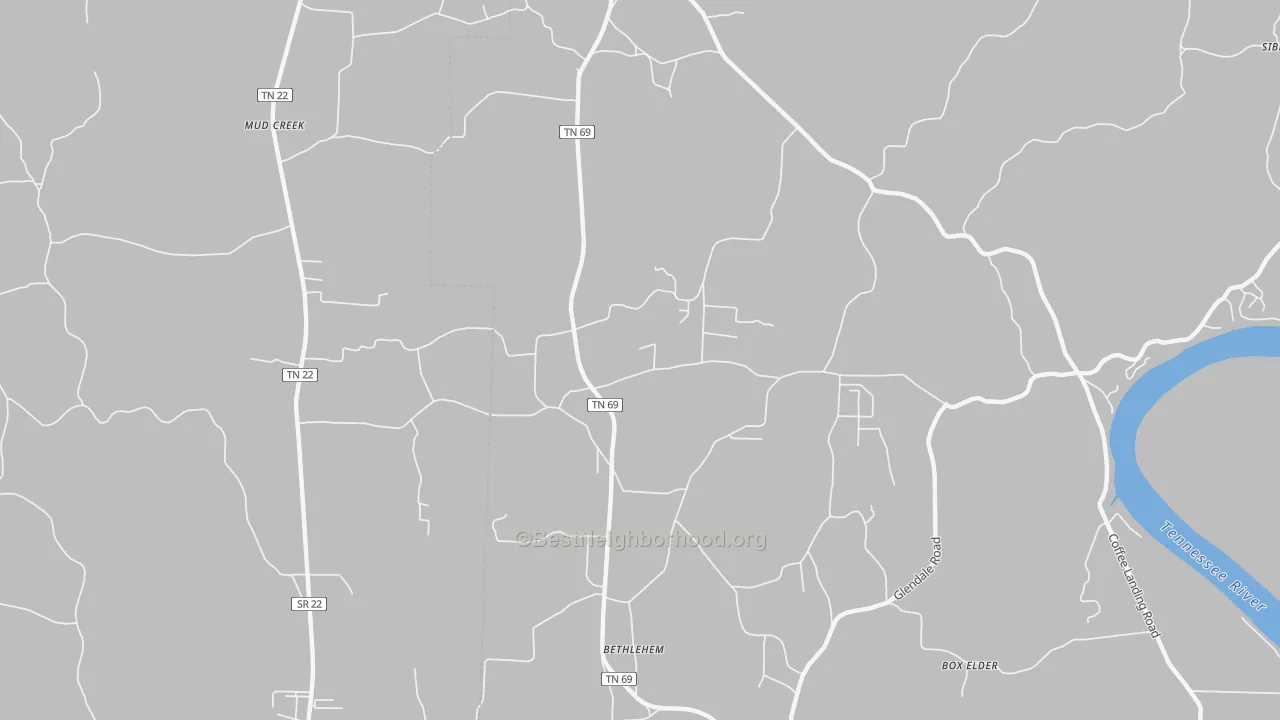 Transit Grade map of Bethlehem, TN