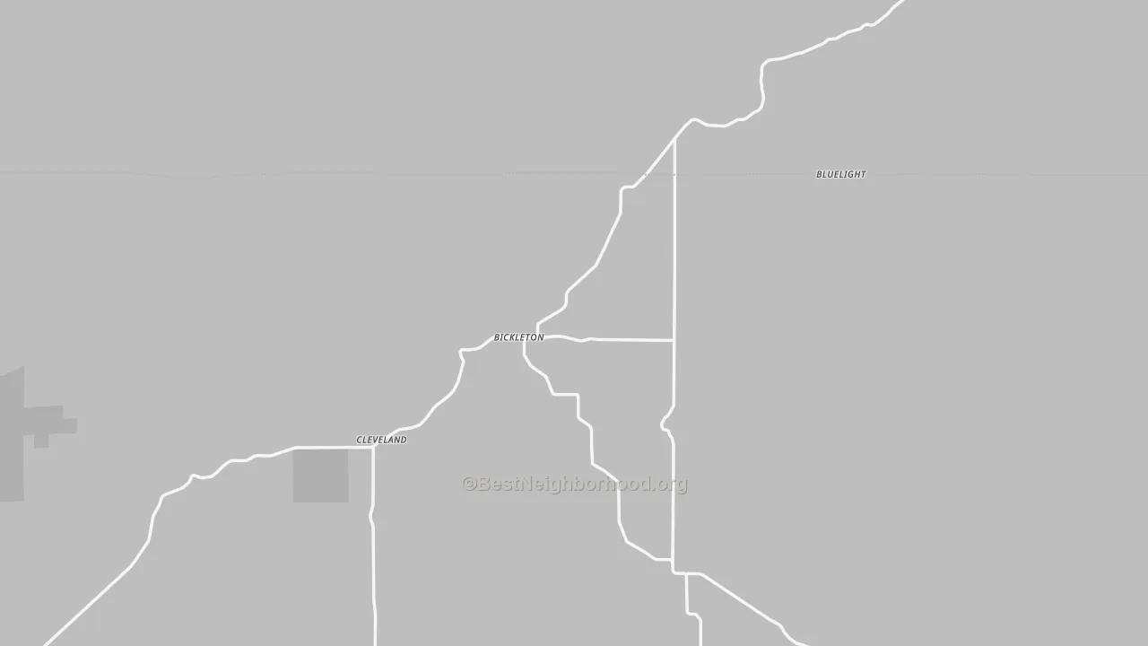 Transit Grade map of Bickleton, WA