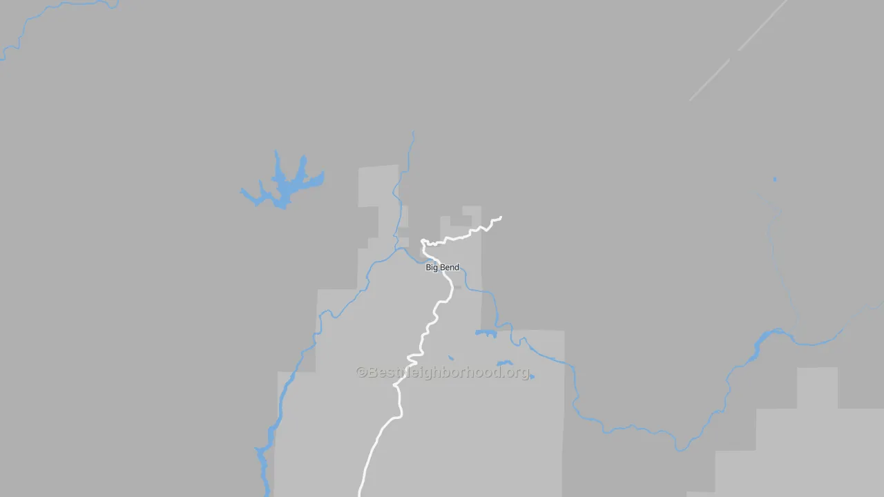 Transit Grade map of Big Bend, CA