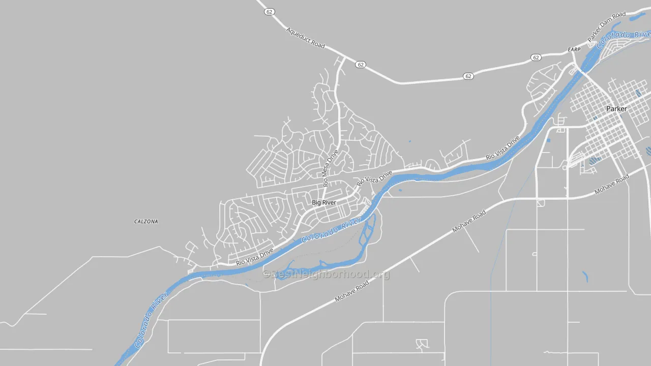 Transit Grade map of Big River, CA