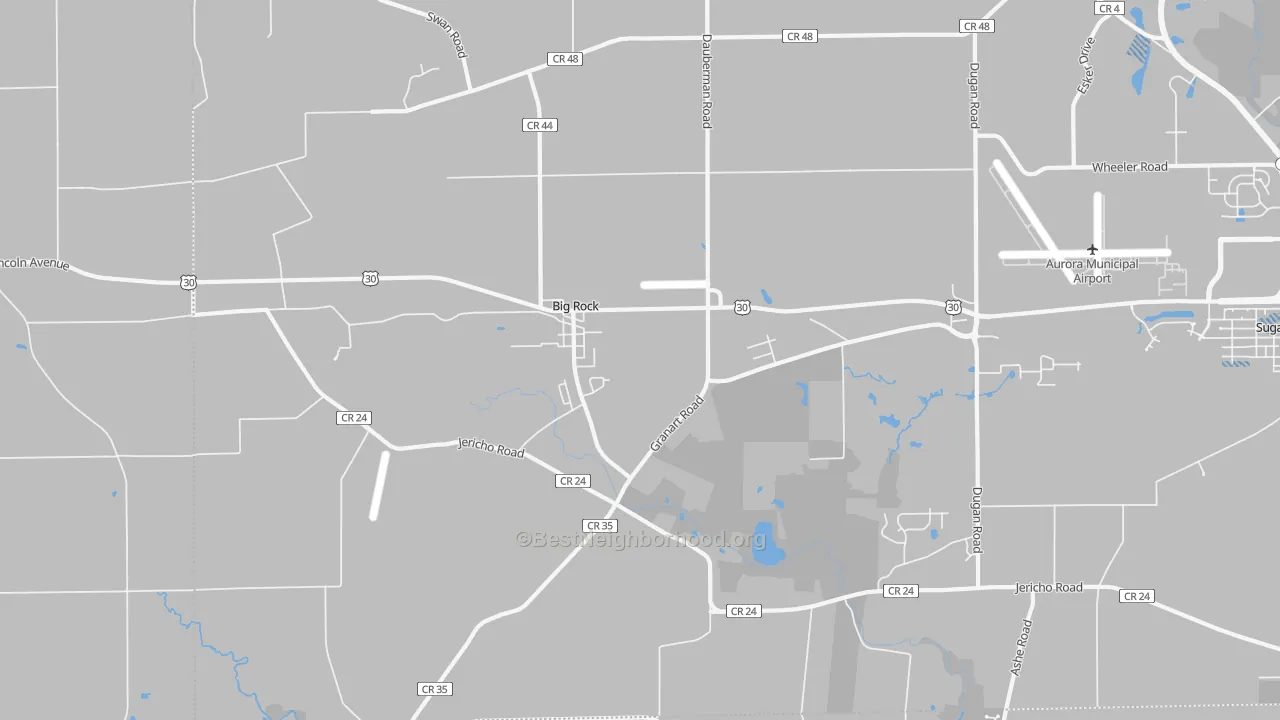 Transit Grade map of Big Rock, IL