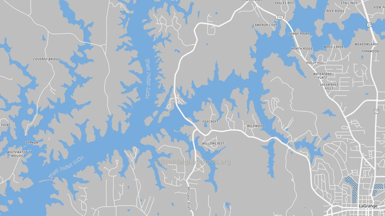 Transit Grade map of Big Springs, GA