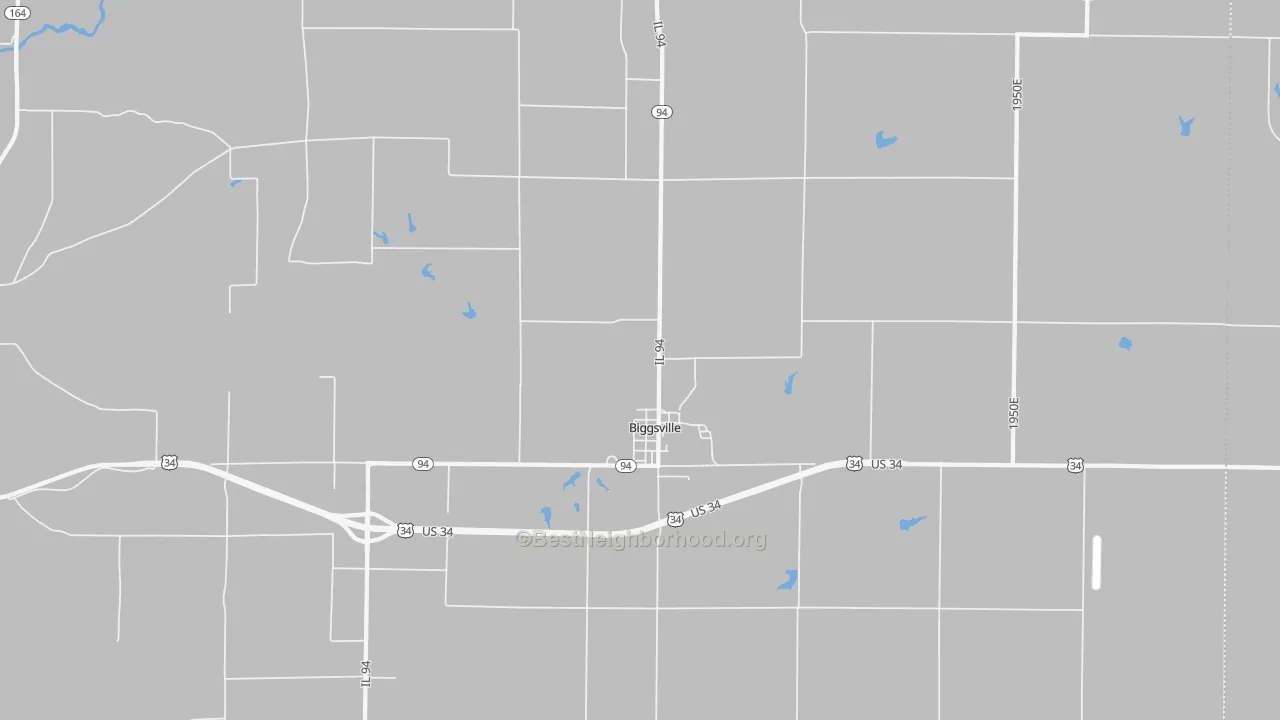 Transit Grade map of Biggsville, IL