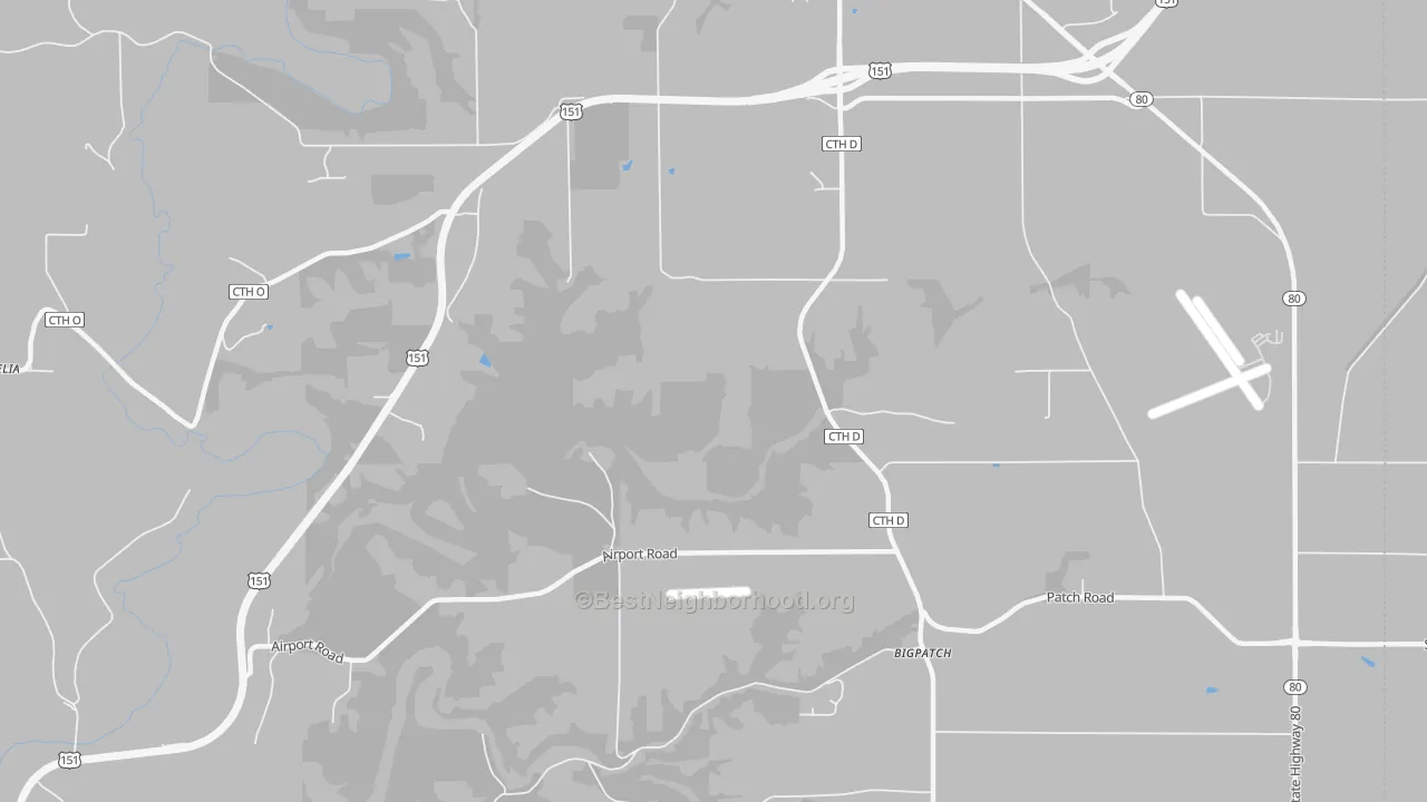 Transit Grade map of Bigpatch, WI
