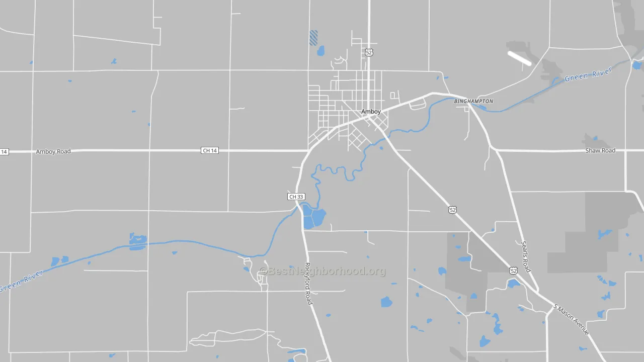 Transit Grade map of Binghampton, IL