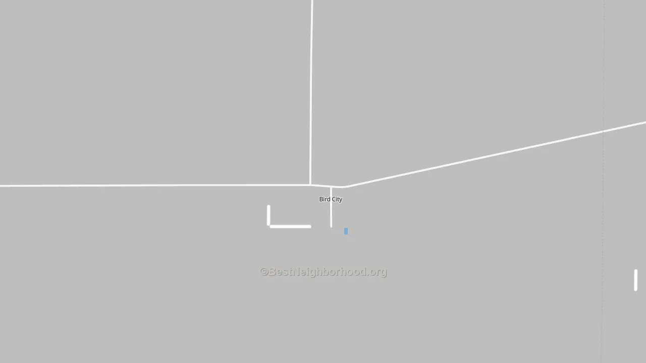 Transit Grade map of Bird City, KS
