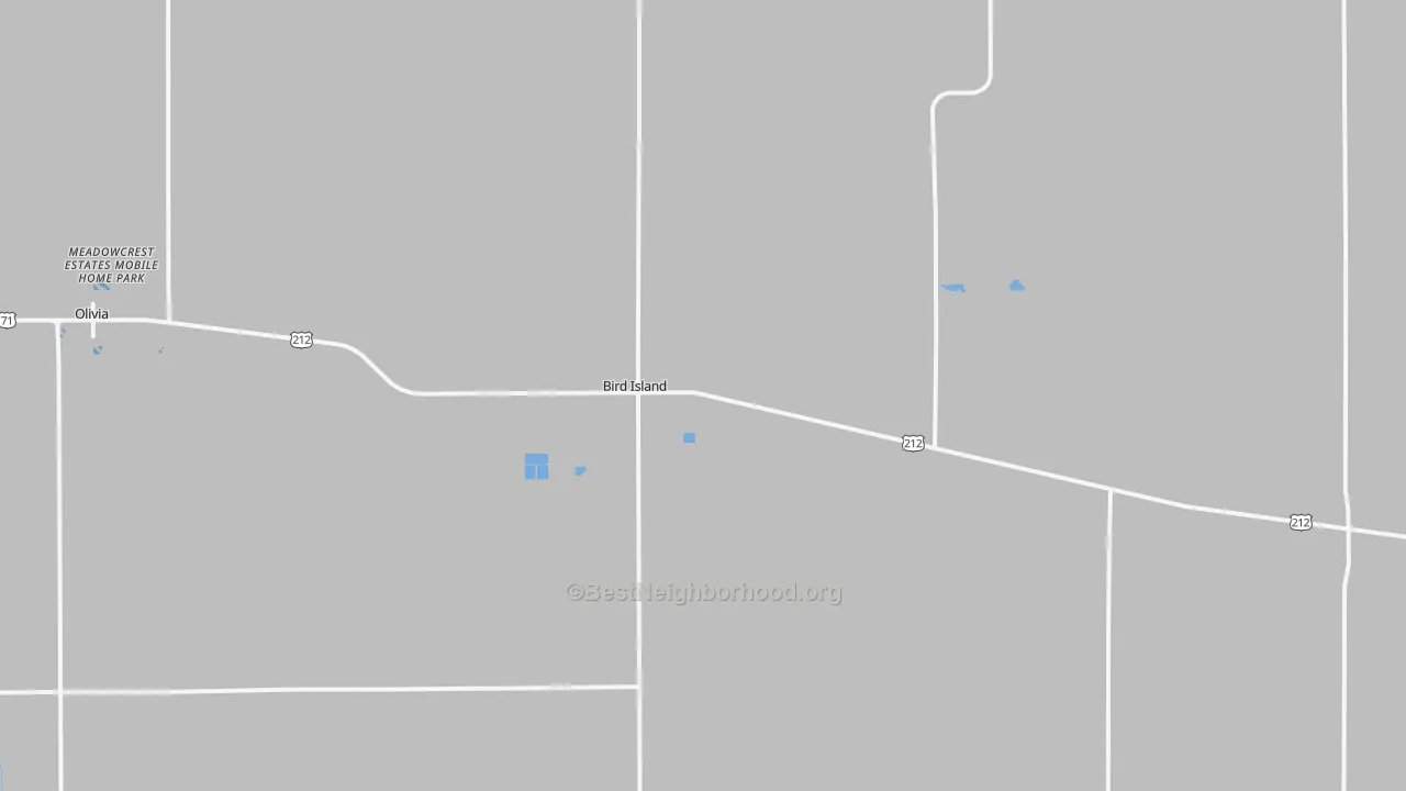 Transit Grade map of Bird Island, MN