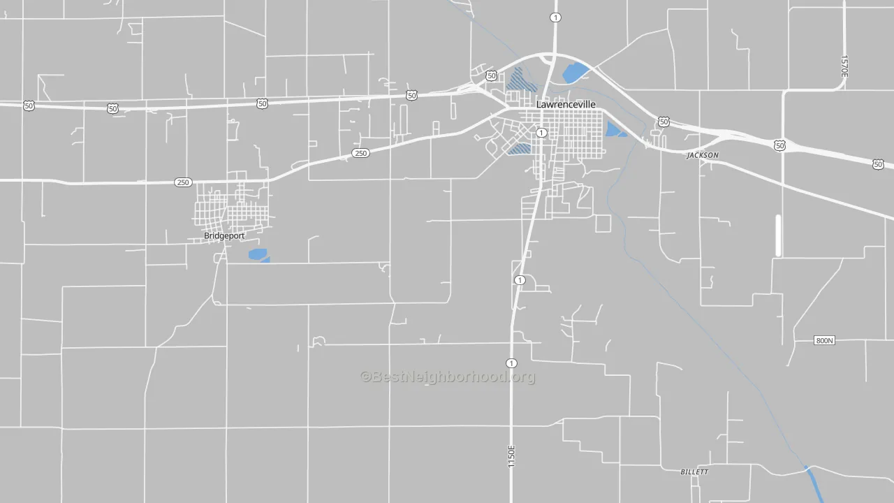 Transit Grade map of Birds, IL