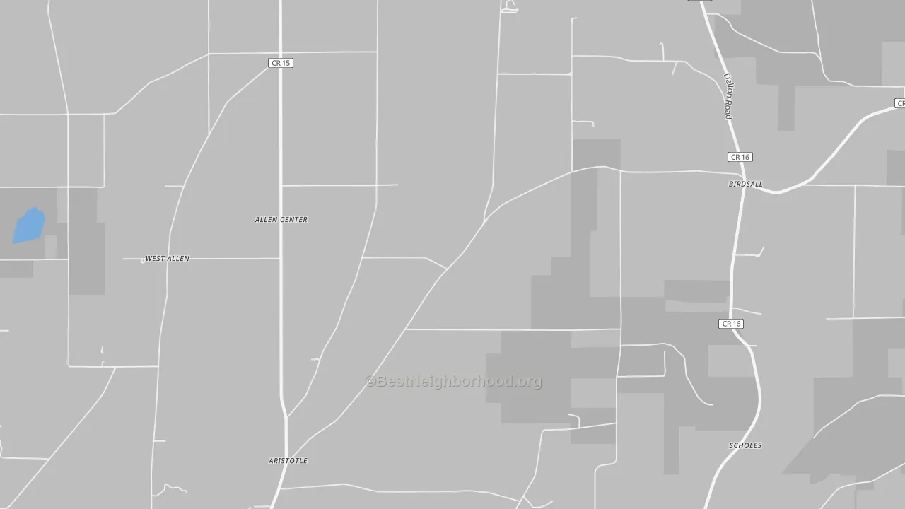Transit Grade map of Birdsall, NY