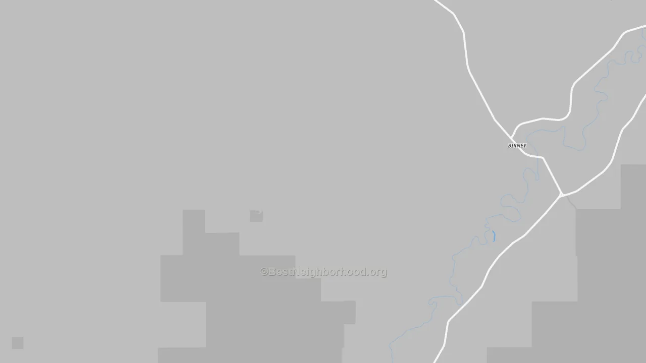 Transit Grade map of Birney, MT