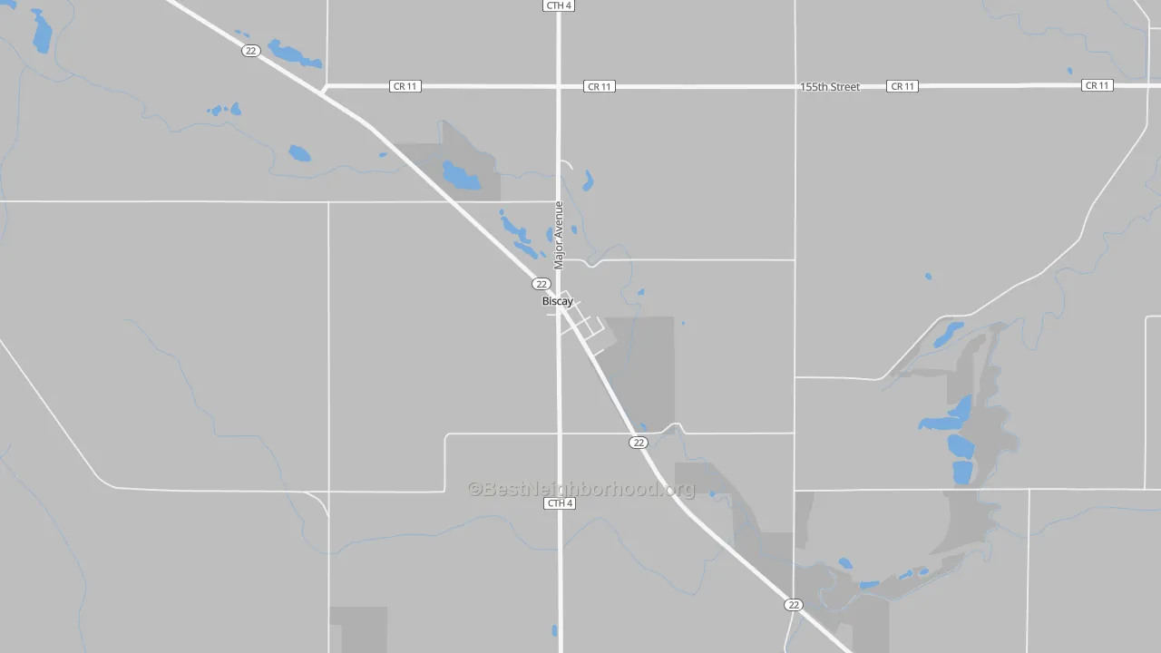 Transit Grade map of Biscay, MN