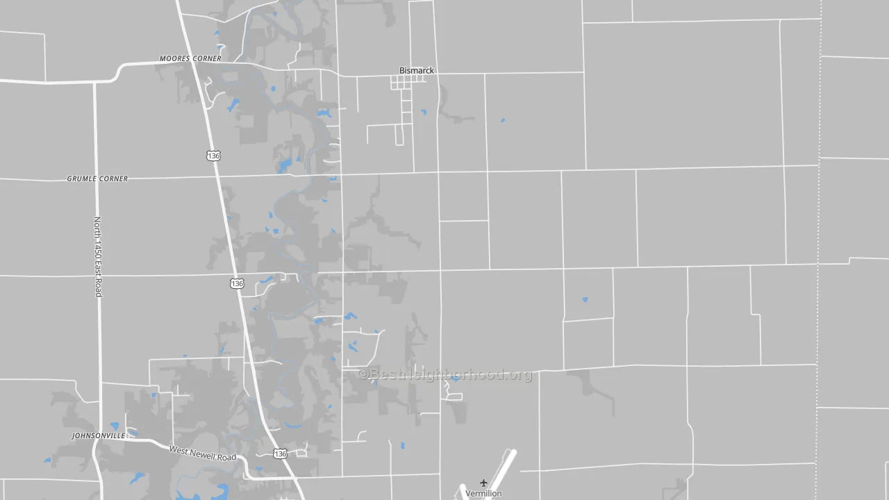 Transit Grade map of Bismarck, IL