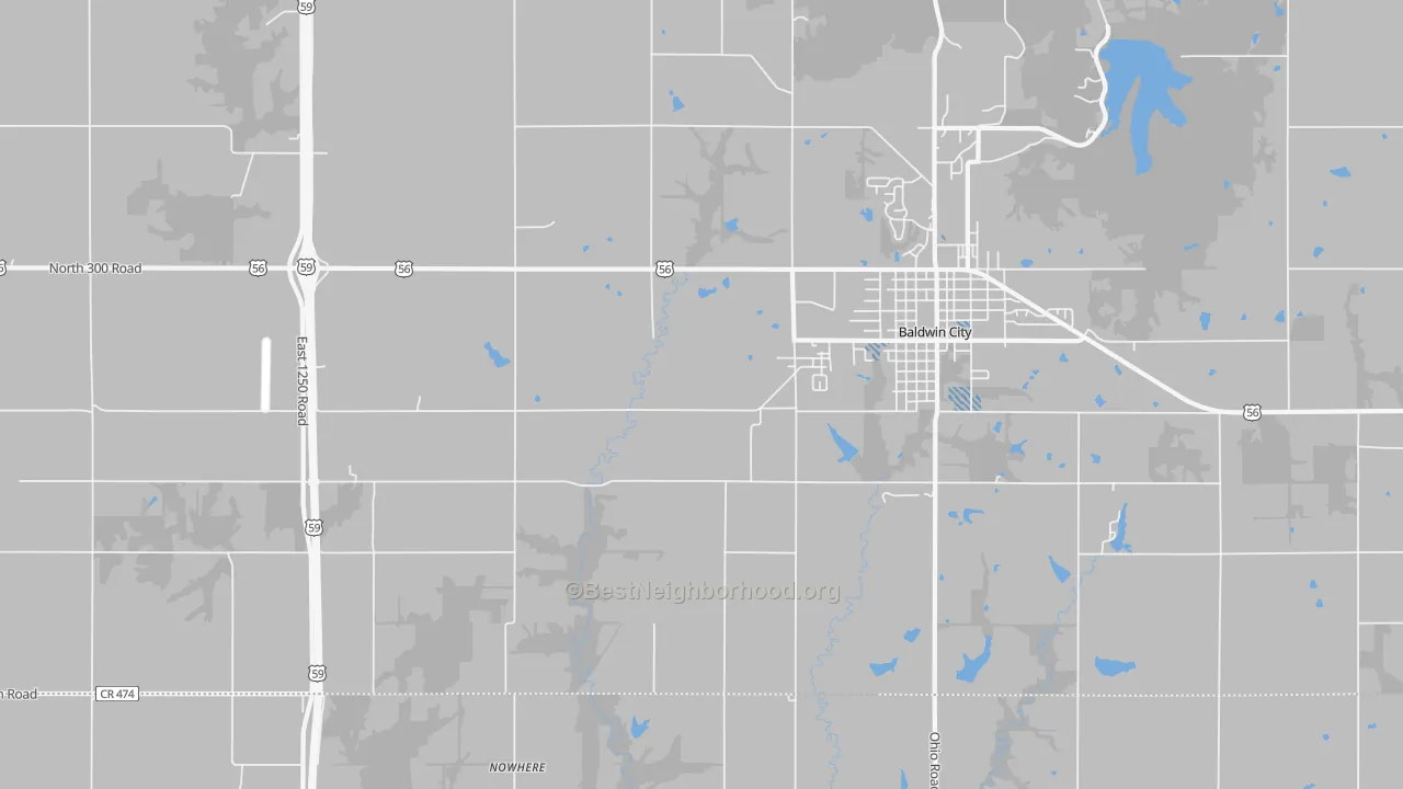 Transit Grade map of Black Jack, KS