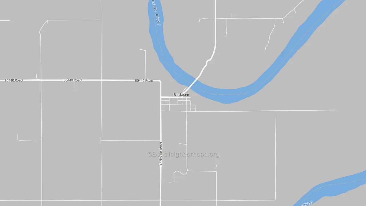 Transit Grade map of Blackburn, OK