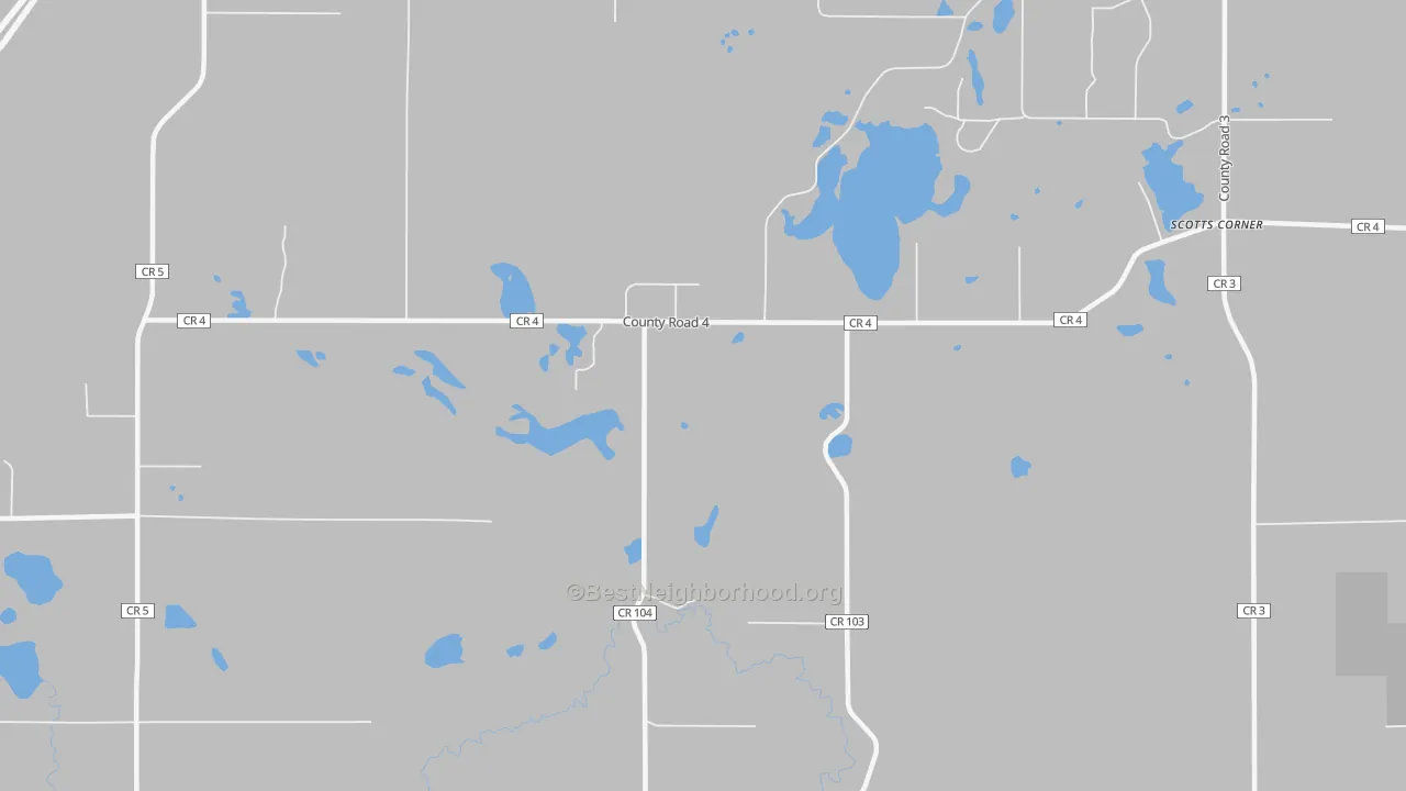 Transit Grade map of Blackhoof, MN