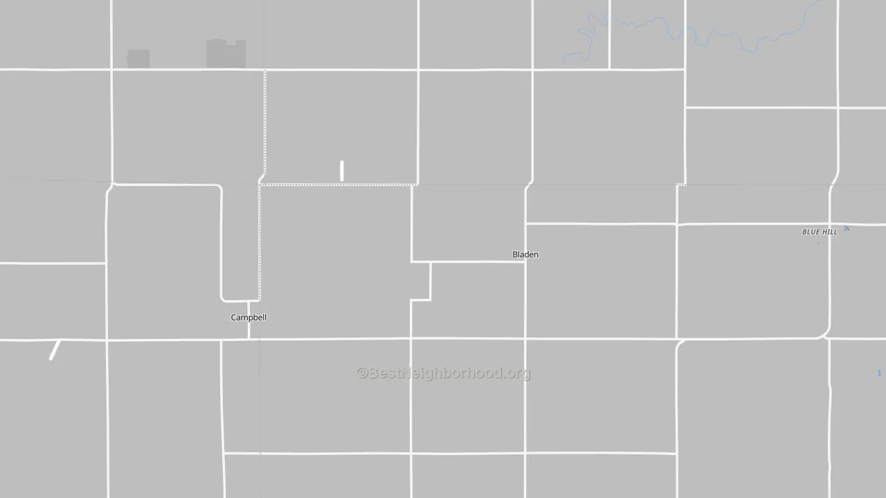 Transit Grade map of Bladen, NE