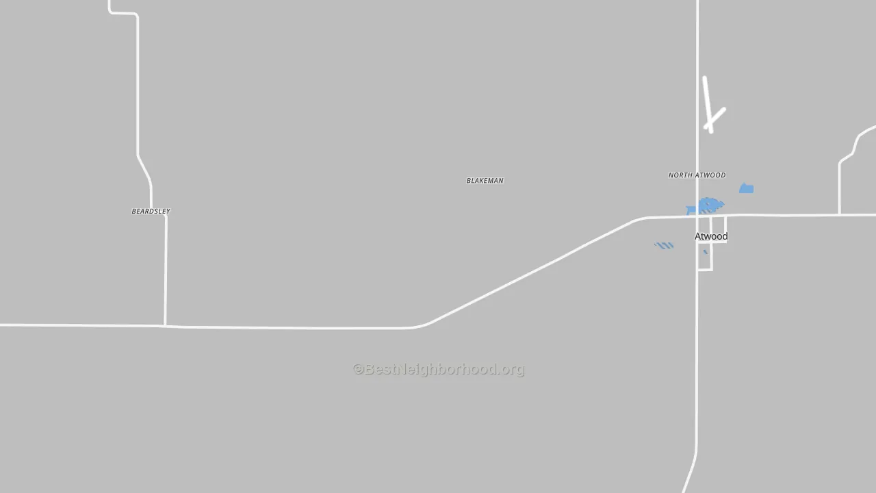 Transit Grade map of Blakeman, KS