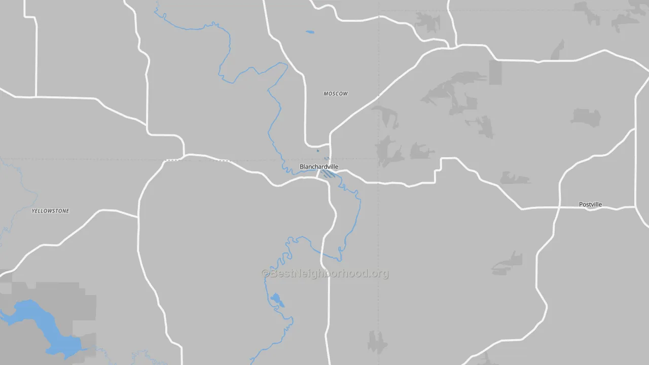 Transit Grade map of Blanchardville, WI